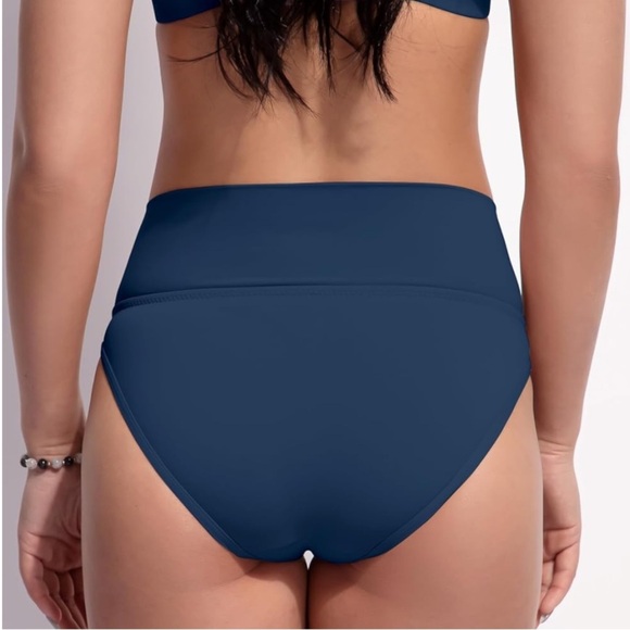 Beautikini Period Swimwear size M blue Bikini Menstrual Swim Bottom leakproof - Picture 4 of 8